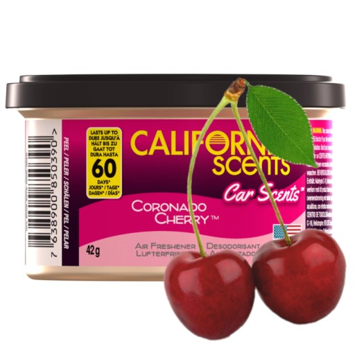 CALIFORNIA Scents CORONADO ČEREŠNÁ VÔŇA MÔŽE PERMANENTNÚ VÔŇU ČEREŠŇOV