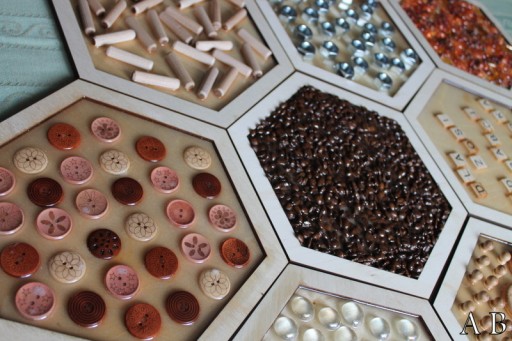 HEX rám 16/12cm na dráhu Montessori panel