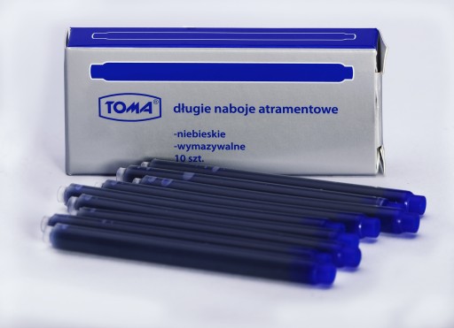 Náplne do pera LONG, modré, 10 ks