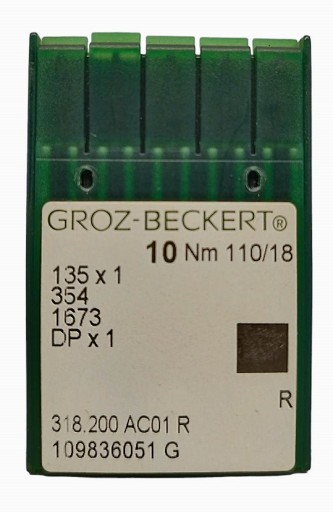 GROZ-BECKERT ihlice okrúhle 135x1 354 DPx1 R 110/18