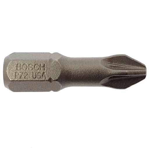 BOSCH PZ2 EXTRA HARD BIT, vyrobený v USA