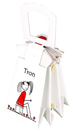 Tron: jednorazový nočník pre deti medvedíka a králika