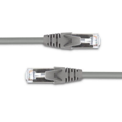 Qoltec FTP CAT5e Patchcord kábel 2xRJ-45 1m vysokorýchlostný zlatý tienený