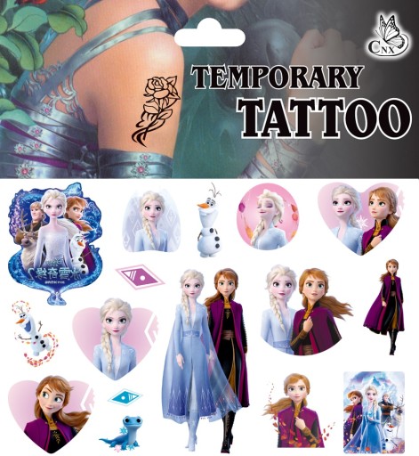 TETOVANIE PRE DETI FROZEN ELSA BIRTHDAY CG218