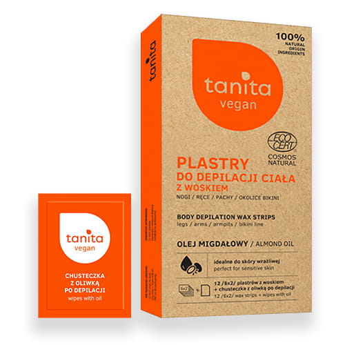 Tanita Body depilačné pásiky s voskom 6+2