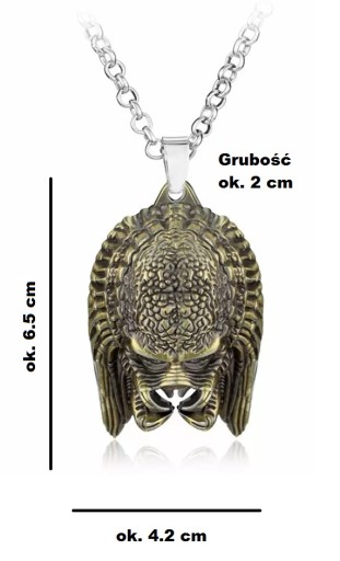 Náhrdelník s príveskom Szwarceneger Predator Hunter