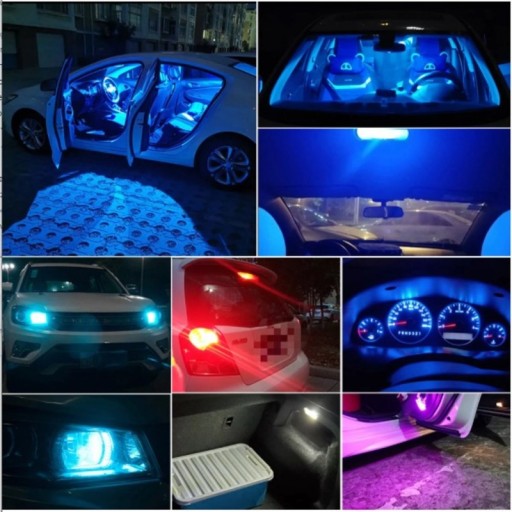 W5W LED žiarovka T10 12V farby 150lm Červená