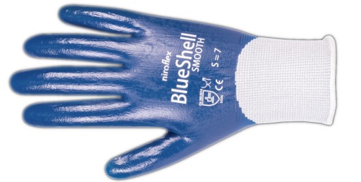 Hladké rukavice NIROFLEX BlueShell