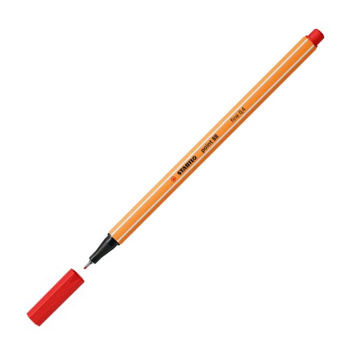 STABILO POINT 88/40 DOKONČENIE SPISOVAČA SVETLO ČERVENÁ
