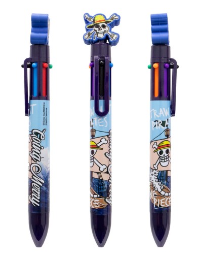 Guľôčkové pero One Piece Going Merry, viacfarebné, 6 farieb, na Deň detí