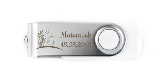 USB flash disk Pendrive 32 GB s gravírovaním pre svätý krst