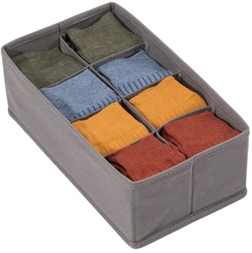 Organizér spodnej bielizne na ponožky 32*16cm Do šatníkovej zásuvky 2*4 priehradky