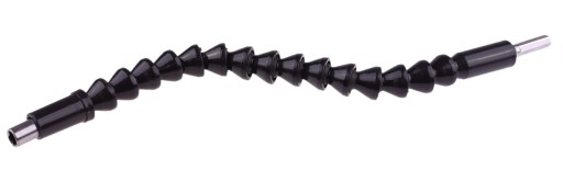 FLEXIBILNÉ NADSTAVENIE PRE VŔTAČKY, SKRUTKOVACIE HROTY, FLEXIBILNÉ, ČIERNA 1/4 300 mm