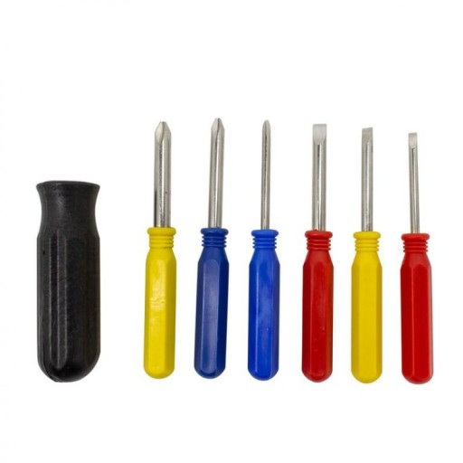 Sada mini skrutkovačov, skrutkovačov, 7 ks, Cr-V oceľ, WMC TOOLS