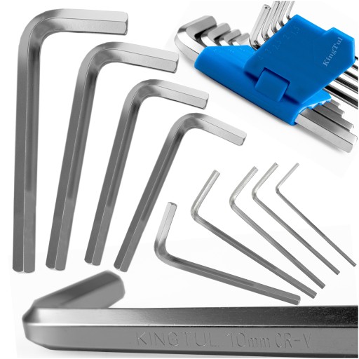 SÚPRAVA ŠESTESTNÚCICH SÚMESTNÝCH KĽÚČOV 9 IMBUS 1,5-10MM STRONG CRV STEEL