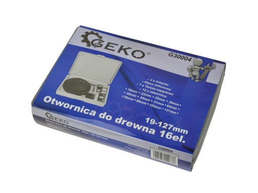Dierovacia píla na drevo 16 kusov 19-127mm GEKO G30004