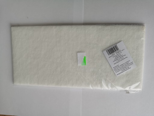 Plsťové podložky, plsť na nábytok, 120x260mm, biela