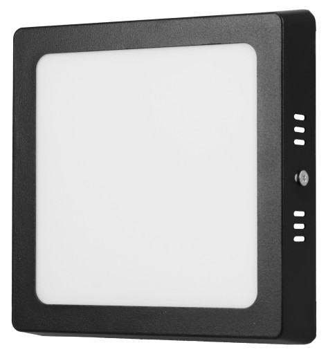 Prisadený LED panel 12W, neblikavý, CCD, štvorcový, silný, neutrálny