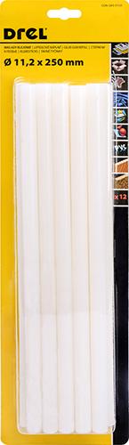 Lepiaca kazeta do pištole, 12 ks 11 mm x 250 mm