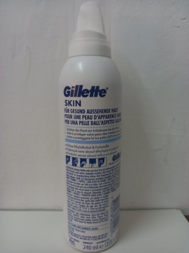 GILLETTE SKIN Pena na holenie 240 ml Ultra Sensitive