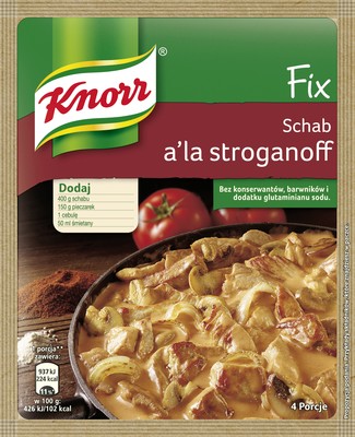 FIX KNORR PORK A'LA SROGANOFF Minimálna doba spotreby: 05/2024