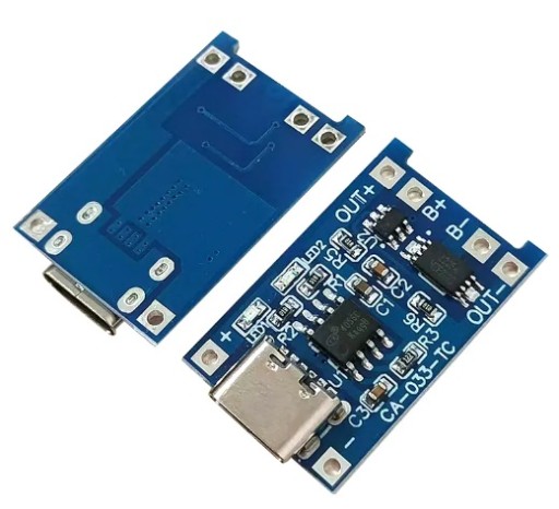 NABÍJACÍ MODUL BATÉRIE Li-Ion 18650 USB-C TP4056