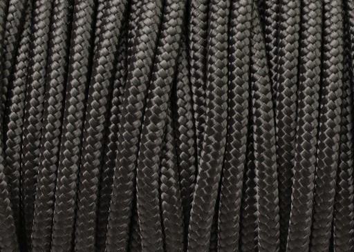 POLYPROPYLÉNOVÉ LANO Splietané lano čierne Silné 10mm 10M