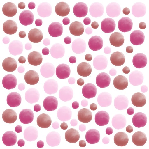 NÁLEPKY NA STENU DOTS 130 ks. KP 50x50cm