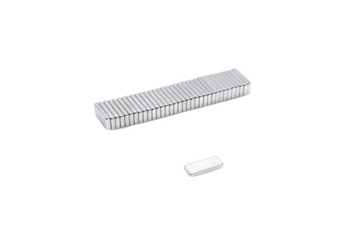 Neodymový tanierový magnet MPŁ 13x5,5x1,8 N38 sada 10 kusov