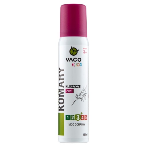 VACO KIDS sprej proti komárom a kliešťom 2v1 100ml