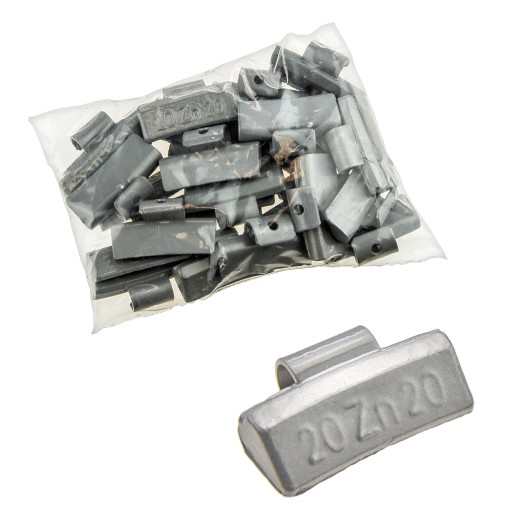 ZINK ALU ZÁVAŽIA S PÁSKOM NA HLINÍKOVÉ KOLESÁ ZN/A 20G 25 KS. STIX