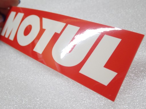 NÁLEPKA MOTUL OIL LOGO DAKAR RACING RALLY 17,2 x 4,6 cm
