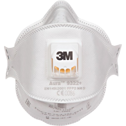 3M 9322 Protiprachová maska Aura P2 filtračná polomaska