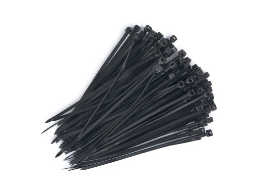 KABELOVÉ VIAZAČKY ČIERNE KABELOVÉ VIAZAČKY 3x100mm 100KS