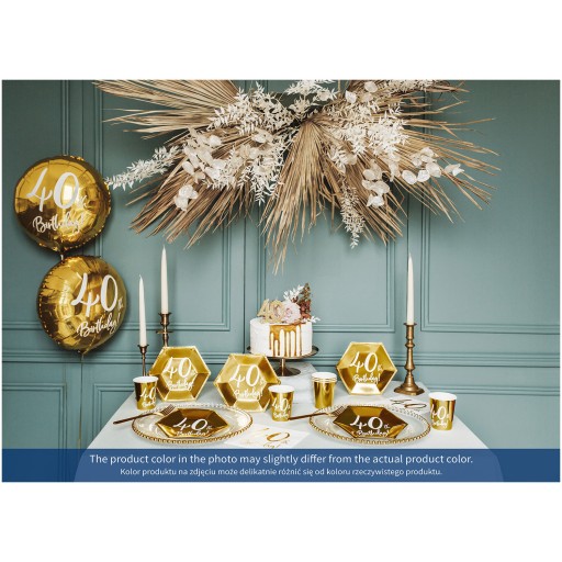 PAPIEROVÉ TANIERE 20 cm - 40 PLN, 6 ks PARTYDECO