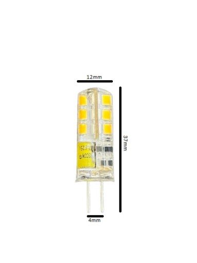 LED ŽIAROVKA G4 12V 1,5W STUDENÁ 6500K 120Lm