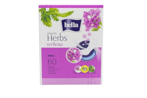 Bella Herbs Werbena hygienické vložky 60 ks