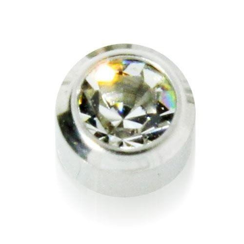 Diamantové náušnice Studex, celostrieborné osadenie, R204W