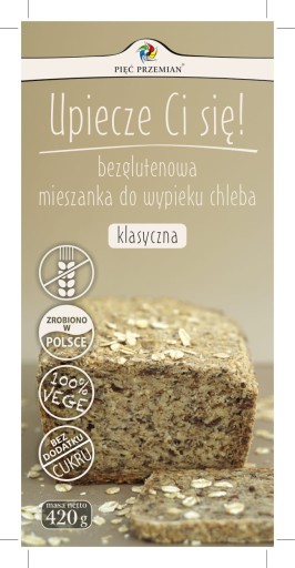 Klasická bezlepková chlebová zmes 420g Five Transformations
