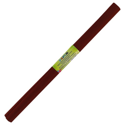 Titánový zvlnený hodvábny papier 200x50 TMAVO HNEDÝ 107824