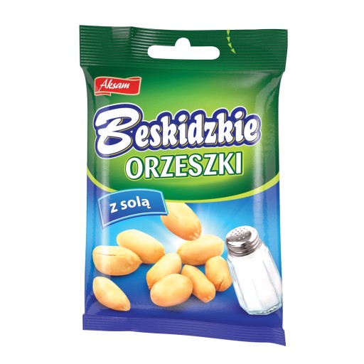 Aksam Beskidzkie orechy so soľou 70 g