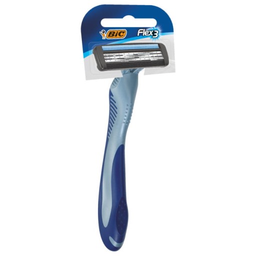 Holiaci strojček Bic Flex 3 Nano Tech s 3 čepeľami