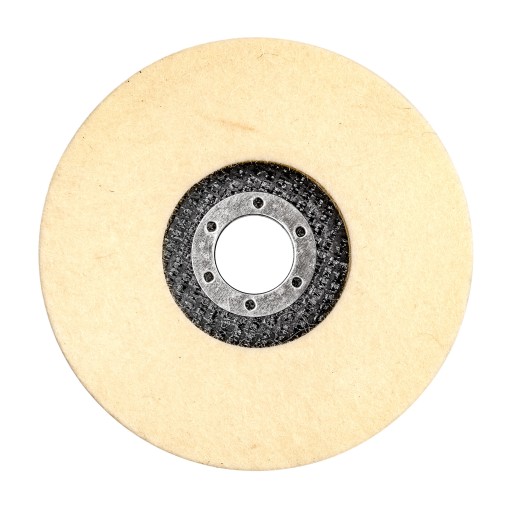 PLSTENÝ LEŠTIACI KOTÚČ 125x22,23x10 mm PLCOVÁ VLNA