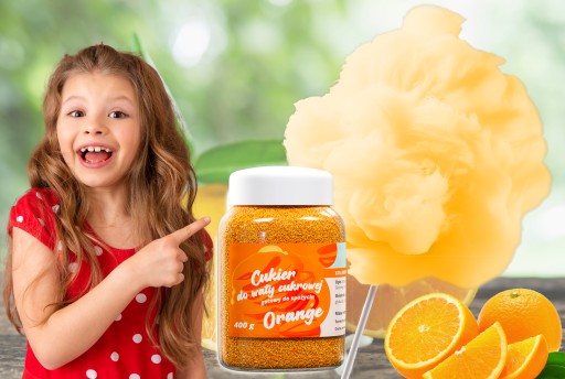 CUKOR NA PLÁVANIE CUKROVINY 400g pomaranč
