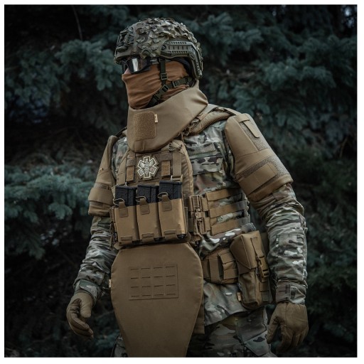 NÁŠIVA ZNAKU STAR OF LIFE CADEUCE VÝŠIVKA M-TAC COYOTE