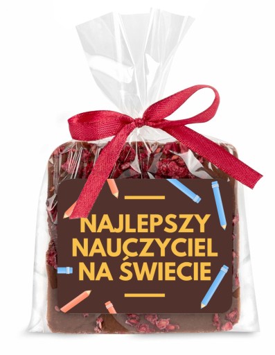 Darček ku Dňu učiteľov, čokoládová potlač