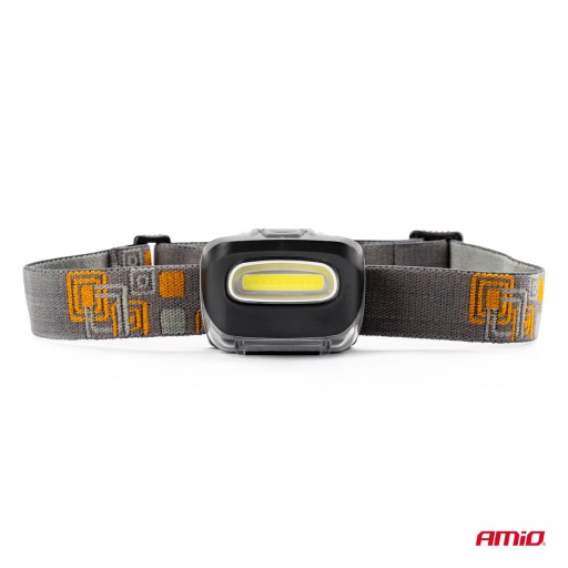 AMiO VÝKONNÁ HLAVOVÁ LAMPA COB LED HLAVNÁ LAMPA