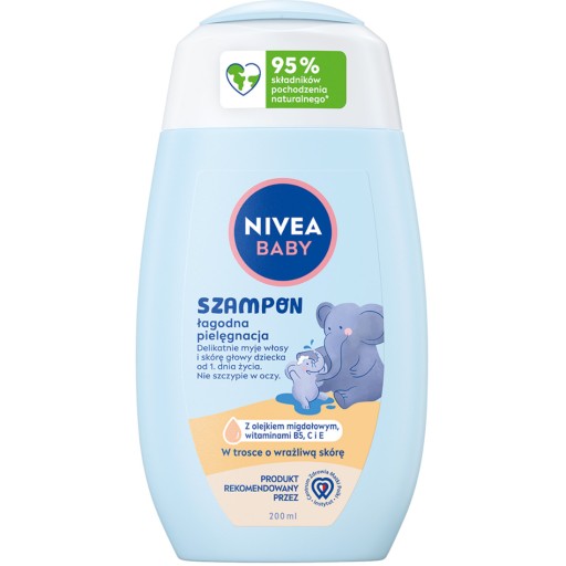 NIVEA BABY ŠAMPÓN PRE DETI JEMNÁ STAROSTLIVOSŤ od 1. dňa života