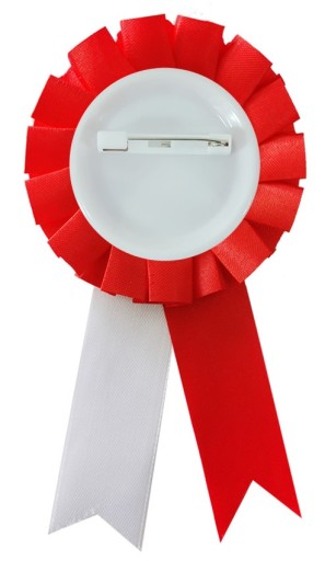 Kotylion Pin Odznak POĽSKO biela červená 1 kus