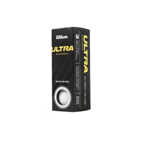 Golfové loptičky Wilson ULTRA Distance (biele, model 2023), 3 ks.